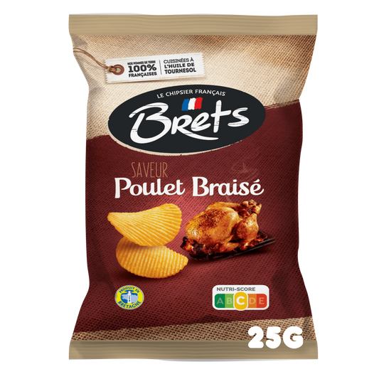 Brets Chips Gestoofde Kip - 25g