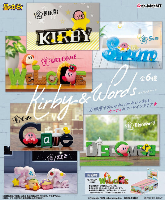 Re-ment Kirby & Wordss - 1 of 6 types
