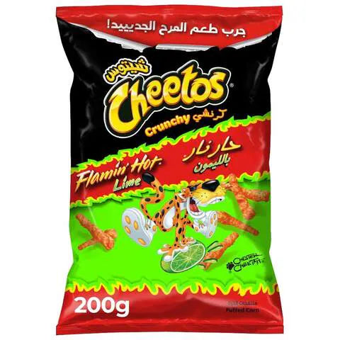 Cheetos Crunchy Flamin' Hot Lime - 190g