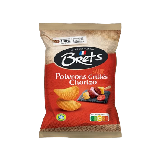 Brets Chips Gegrilde Paprika & Chorizo - 125g