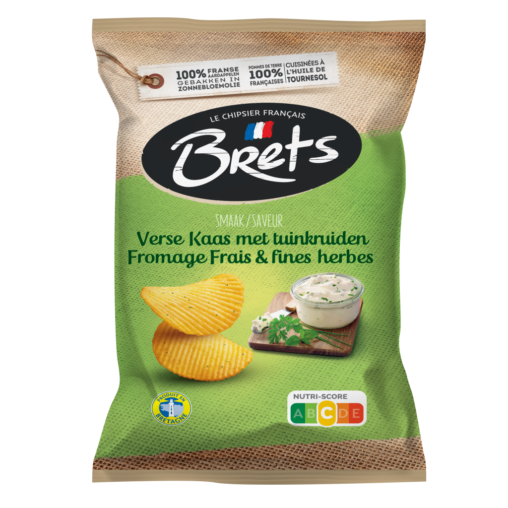 Brets Chips Verse Kaas Met Tuinkruiden - 125g