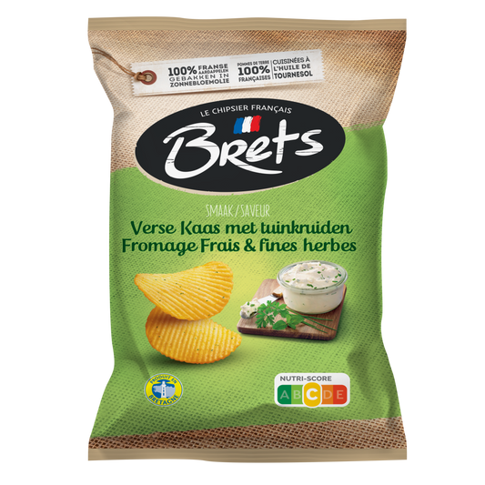 Brets Chips Verse Kaas Met Tuinkruiden - 125g