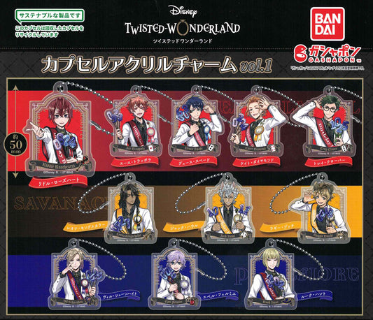 Disney Twisted Wonderland Capsule Acryl Charm - 1 of 11 types