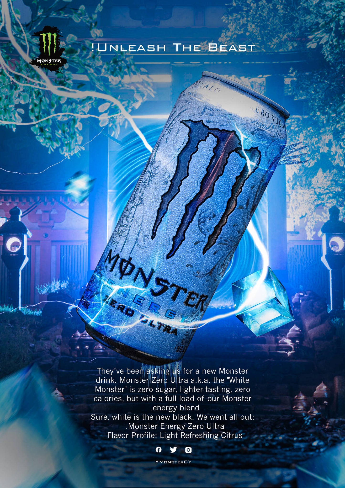 Monster Energy Ultra White (EU) - 500ml